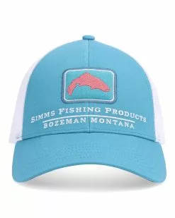 Simms Trout Icon Trucker Hats -fishing Sales 12226 459 trout icon trucker tabletop s23 front 1680x ebb8ff29 e3a6 44ee b48d f71884be47f7