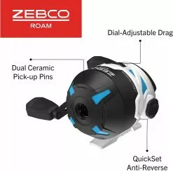 Zebco Roam Spincast Reel -fishing Sales 71r L3OV9fS. AC SL1500