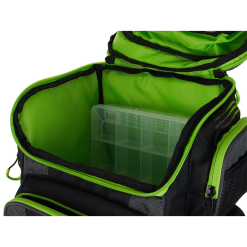 Lew's Mach Hatchpack Tackle Bag -fishing Sales Lew sMachHatchpackTackleBagTopOpenView