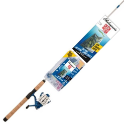 Shakespeare Catch More Fish Lake Pond Spinning Combo Rod And Reel
