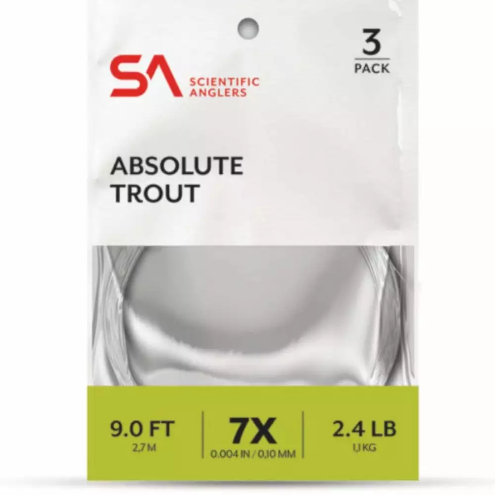 Scientific Anglers Scientific Angler Absolute Trout Fishing Line Leader 3 Scientific Anglers Scientific Angler Absolute Trout Fishing Line Leader