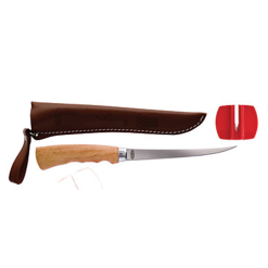Berkley Wooden Handle Fillet Knife W/sheath